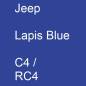 Preview: Jeep, Lapis Blue, C4 / RC4.